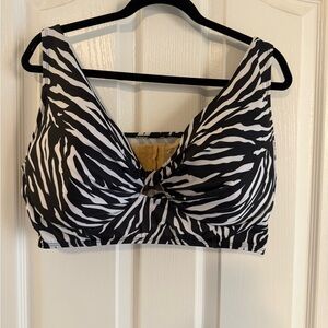 Lane Bryant Cacique bikini top, size 40F